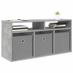Basboard avec tiroir Gris béton 87 x 27,5 x 43 cm 629956629956