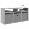 Basboard avec tiroir Gris béton 87 x 27,5 x 43 cm 629956629956