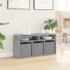 Basboard avec tiroir Gris béton 87 x 27,5 x 43 cm 629956629956
