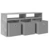 Basboard avec tiroir Gris béton 87 x 27,5 x 43 cm 629956629956