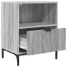 Cabinet de chevet avec tiroir 2 pcs Sonoma gris 49 x 36 x 61 cm 629957629957