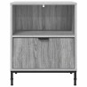 Cabinet de chevet avec tiroir 2 pcs Sonoma gris 49 x 36 x 61 cm 629957629957