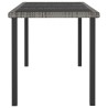 Ensemble à manger de jardin 7 pcs Résine tressée Gris 629959629959