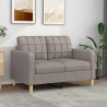 Canapé à 2 places Taupe 120 cm Tissu 629962629962