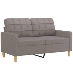 Canapé à 2 places Taupe 120 cm Tissu 629962629962