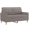 Canapé à 2 places Taupe 120 cm Tissu 629962629962