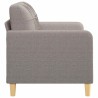Canapé à 2 places Taupe 120 cm Tissu 629962629962