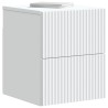 Cabinet de chevet mural 2 pcs Blanc 33 x 34,5 x 40 cm 629963629963