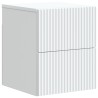 Cabinet de chevet mural 2 pcs Blanc 33 x 34,5 x 40 cm 629963629963
