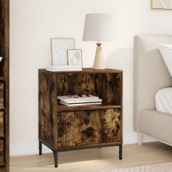 Cabinet de chevet Chêne fumé 49 x 36 x 61 cm Bois d'ingénierie 629964629964