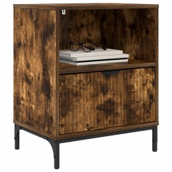 Cabinet de chevet Chêne fumé 49 x 36 x 61 cm Bois d'ingénierie 629964629964