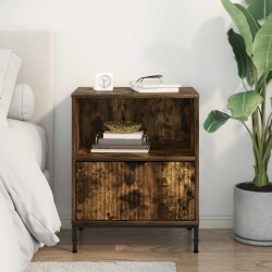 Cabinet de chevet Chêne fumé 49 x 36 x 61 cm Bois d'ingénierie 629964629964