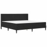 Cadre de lit avec matelas Noir 180 x 200 cm Velours 629981629981