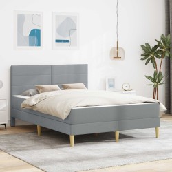 Cadre de lit Gris clair 160 x 200 cm Polyester 629982629982