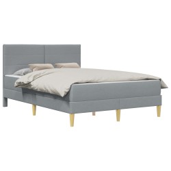 Cadre de lit Gris clair 160 x 200 cm Polyester 629982629982