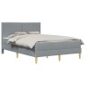 Cadre de lit Gris clair 160 x 200 cm Polyester 629982629982