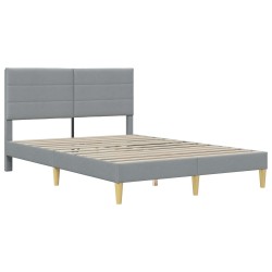 Cadre de lit Gris clair 160 x 200 cm Polyester 629982629982