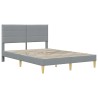 Cadre de lit Gris clair 160 x 200 cm Polyester 629982629982