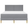 Cadre de lit Gris clair 160 x 200 cm Polyester 629982629982