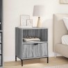 Cabinet de chevet Sonoma gris 49 x 36 x 61 cm Bois d'ingénierie 629983629983