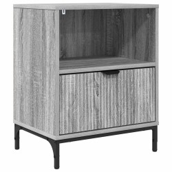 Cabinet de chevet Sonoma gris 49 x 36 x 61 cm Bois d'ingénierie 629983629983
