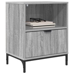 Cabinet de chevet Sonoma gris 49 x 36 x 61 cm Bois d'ingénierie 629983629983