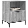 Cabinet de chevet Sonoma gris 49 x 36 x 61 cm Bois d'ingénierie 629983629983