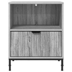 Cabinet de chevet Sonoma gris 49 x 36 x 61 cm Bois d'ingénierie 629983629983