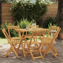Chaises de jardin pliantes 6 pcs Naturel 40 x 53 x 80 cm 629988629988