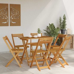 Chaises de jardin pliantes 6 pcs Naturel 40 x 53 x 80 cm 629988629988