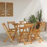 Chaises de jardin pliantes 6 pcs Naturel 40 x 53 x 80 cm 629988629988