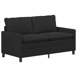 Canapé Noir 156 x 81 x 87,5 cm Velours 629993629993
