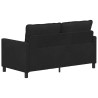 Canapé Noir 156 x 81 x 87,5 cm Velours 629993629993