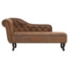 Chaise longue Marron Similicuir daim 629995629995