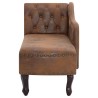 Chaise longue Marron Similicuir daim 629995629995