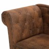 Chaise longue Marron Similicuir daim 629995629995