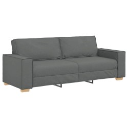 Canapé 3 places Gris foncé 220x78x84 cm Tissu 630001630001