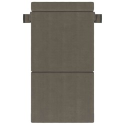 Canapé-lit pliable Gris clair 70 x 80 x 60 cm Tissu 630003630003