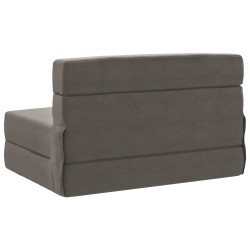 Canapé-lit pliable Gris clair 70 x 80 x 60 cm Tissu 630003630003