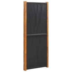 Cloison de séparation 3 panneaux Noir 210x180 cm 630005630005