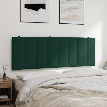 Coussin de tête de lit Hanko vert foncé 120 cm velours 630007630007