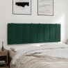 Coussin de tête de lit Hanko vert foncé 120 cm velours 630007630007