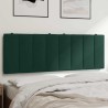 Coussin de tête de lit Hanko vert foncé 120 cm velours 630007630007
