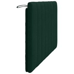 Coussin de tête de lit Hanko vert foncé 120 cm velours 630007630007