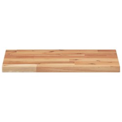 Dessus de table rectangulaire 60x30x2 cm bois massif d'acacia 630010630010