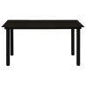 Ensemble à manger d'extérieur 5 pcs Rotin PVC Noir 630012630012