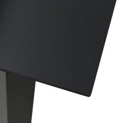 Ensemble à manger d'extérieur 5 pcs Rotin PVC Noir 630012630012