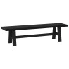 Banc de salle à manger NOAIN 160 x 41 x 45 cm Pin massif Noir 630013630013