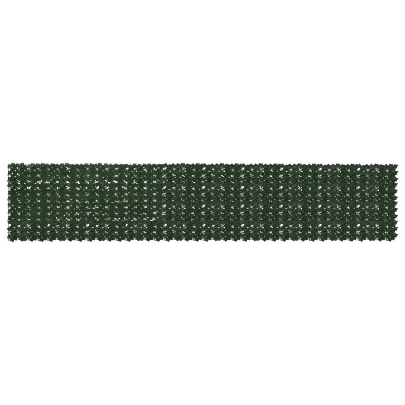 Écran de balcon avec feuilles Vert foncé 500 x 100 cm 630020630020