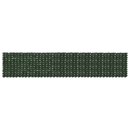 Écran de balcon avec feuilles Vert foncé 500 x 100 cm 630020630020